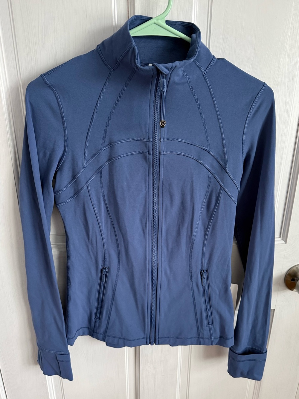 Lululemon Define Nulu Jacket Brilliant Blue Size 6 NEW